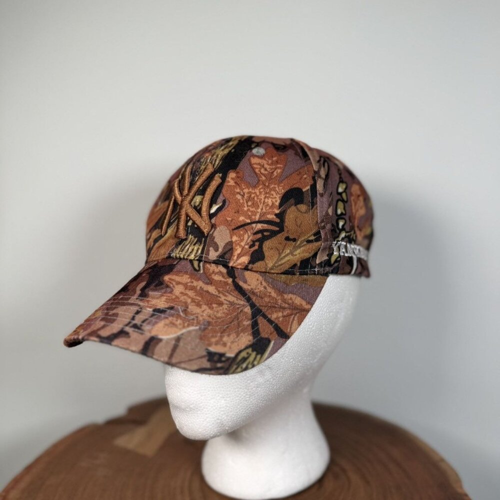 Y2K Yankees Leaf Print Camouflage Hat
